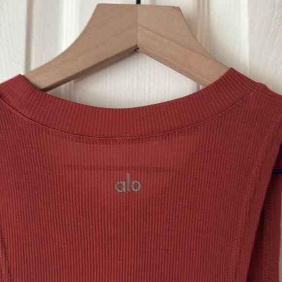 Alo Everyday Tank Top Ribbed Red size small - Picture 4 of 5